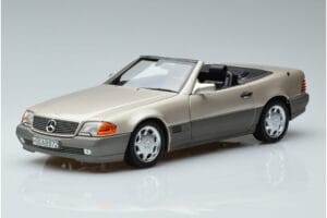Mercedes 500 SL R129 Smoke Plata Norev 1:18 183719 Metal