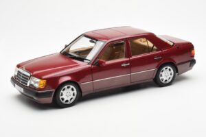 Mercedes 500E W124 Rojo Metallic Edición Concesionario Norev 1:18 B66040699