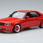 Mercedes 560 SEC W126 Widebody Rojo Otto 1:18 OT995 Resina