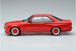 Mercedes 560 SEC W126 Widebody Rojo Otto 1:18 OT995 Resina - imagen 3 de 6