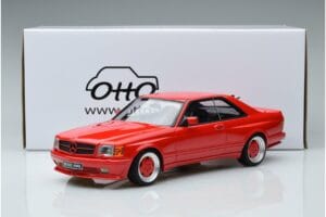 Mercedes 560 SEC W126 Widebody Rojo Otto 1:18 OT995 Resina - imagen 6 de 6
