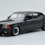 Mercedes 560 SEL AMG W126 Obsidian Negro Otto 1:18
