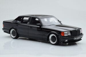 Mercedes 560 SEL AMG W126 Obsidian Negro Otto 1:18 OT297 Resina - imagen 4 de 6