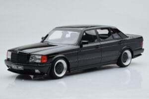Mercedes 560 SEL AMG W126 Obsidian Negro Otto 1:18 OT297