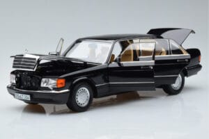 Mercedes 560 SEL W126 Negro Norev 1:18 183793 Metal - imagen 2 de 7