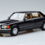 Mercedes 560 SEL W126 Negro Norev 1:18