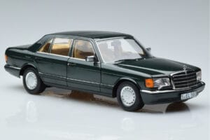 Mercedes 560 SEL W126 Verde Oscuro Metálico Norev 1:18 B66040682 Metal - imagen 5 de 7