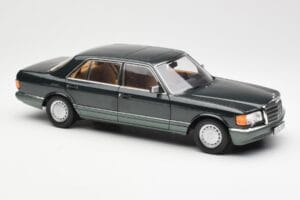 Mercedes 560 SEL W126 Night Verde Metálico Dealer Edition Norev 1:18 B66040626 Metal - imagen 6 de 8