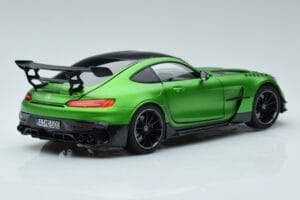 Mercedes AMG GT C190 Black Series Verde Hell Magno Edición Limitada Norev 1:18 183903 Metal - imagen 3 de 7