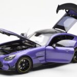 Mercedes AMG GT Black Series Morado Asia Exclusive Norev 1:18 - image 2 of 8