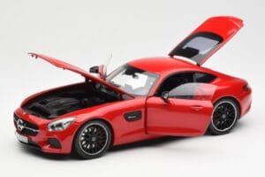 Mercedes AMG GT C190 Rojo Norev 1:18 183496 Metal - imagen 2 de 8