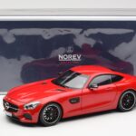 Mercedes AMG GT C190 Rojo Norev 1:18 183496 - image 8 of 8