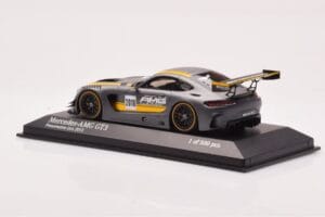 Mercedes AMG GT3 Presentation IAA 2015 Minichamps 1:43 437163096 Metal - imagen 3 de 4