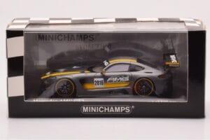 Mercedes AMG GT3 Presentation IAA 2015 Minichamps 1:43 437163096 Metal - imagen 4 de 4