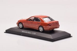 Mercedes C-Class W202 C220 Naranja Metálico Dealer Edition Minichamps 1:43 B66005747 Metal - imagen 3 de 4
