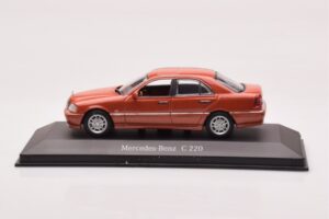 Mercedes C-Class W202 C220 Naranja Metálico Dealer Edition Minichamps 1:43