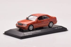 Mercedes C-Class W202 C240 Naranja Metálico Minichamps 1:43 430037000 Metal - imagen 2 de 4
