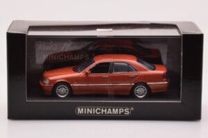 Mercedes C-Class W202 C240 Naranja Metálico Minichamps 1:43 430037000 Metal - imagen 4 de 4
