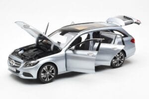 Mercedes C-Class W205 T-Model Plata Asia Exclusive Norev 1:18 183865 Metal - imagen 2 de 8