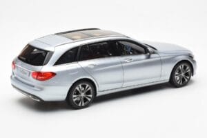 Mercedes C-Class W205 T-Model Plata Asia Exclusive Norev 1:18 183865 Metal - imagen 3 de 8