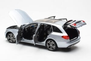 Mercedes C-Class W205 T-Model Plata Asia Exclusive Norev 1:18 183865 Metal - imagen 5 de 8