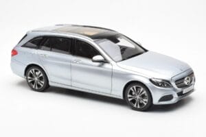 Mercedes C-Class W205 T-Model Plata Asia Exclusive Norev 1:18 183865 Metal - imagen 6 de 8
