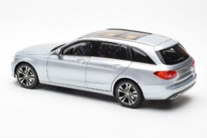 Mercedes C-Class W205 T-Model Plata Asia Exclusive Norev 1:18 183865 Metal - imagen 7 de 8