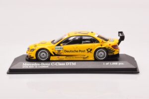 Mercedes C-Class W204 DTM Deutsche Post AMG Mercedes #17 D. Coulthard DTM 2010 Minichamps 1:43