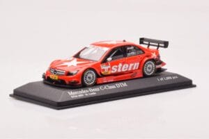 Mercedes C-Class W204 DTM Stern AMG Mercedes #17 M. Lauda DTM 2009 Minichamps 1:43 400093817 Metal - imagen 2 de 4