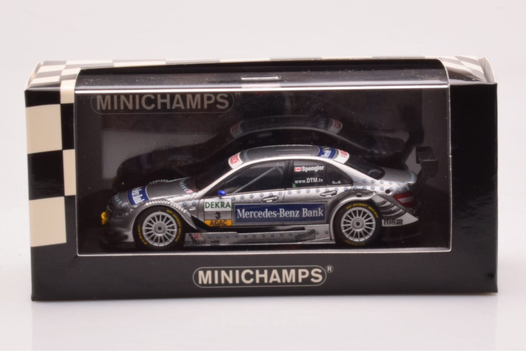 Mercedes C-Class W204 DTM Team AMG Mercedes #3 B. Spengler DTM 2008 Minichamps 1:43 400083803 Metal - imagen 4 de 4