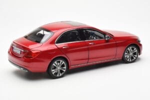 Mercedes C-Class W205 Rojo Metálico Asia Exclusive Norev 1:18 183835 Metal - imagen 3 de 8