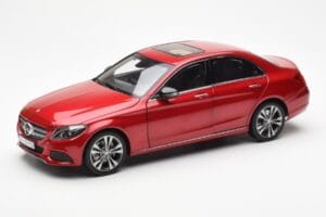 Mercedes C-Class W205 Rojo Metálico Asia Exclusive Norev 1:18 183835