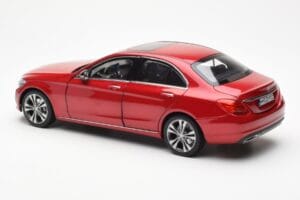Mercedes C-Class W205 Rojo Metálico Asia Exclusive Norev 1:18 183835 Metal - imagen 7 de 8