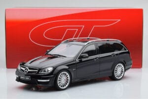 Mercedes C63 AMG S204 T-Model Negro GT Spirit 1:18 GT760 Resina - imagen 6 de 6