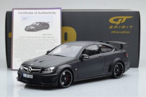 Mercedes C63 AMG W204 Black Series Negro Mate GT Spirit 1:18 GT843 Resina - imagen 6 de 6