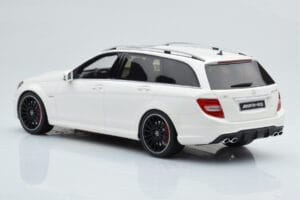 Mercedes C63 AMG S204 T-Model Blanco GT Spirit 1:18 GT147 Resina - imagen 5 de 8