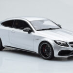 Mercedes C63S AMG C205 Coupé Plata GT Spirit 1:18 - image 4 of 6