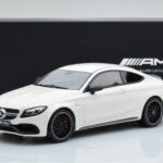 Mercedes C63S AMG C205 Coupé Blanco GT Spirit 1:18 - image 6 of 6