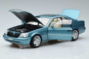 Mercedes CL600 C140 Azul Metálico Norev 1:18 183448 Metal - imagen 2 de 7