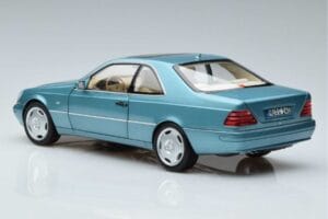 Mercedes CL600 C140 Azul Metálico Norev 1:18 183448 Metal - imagen 6 de 7