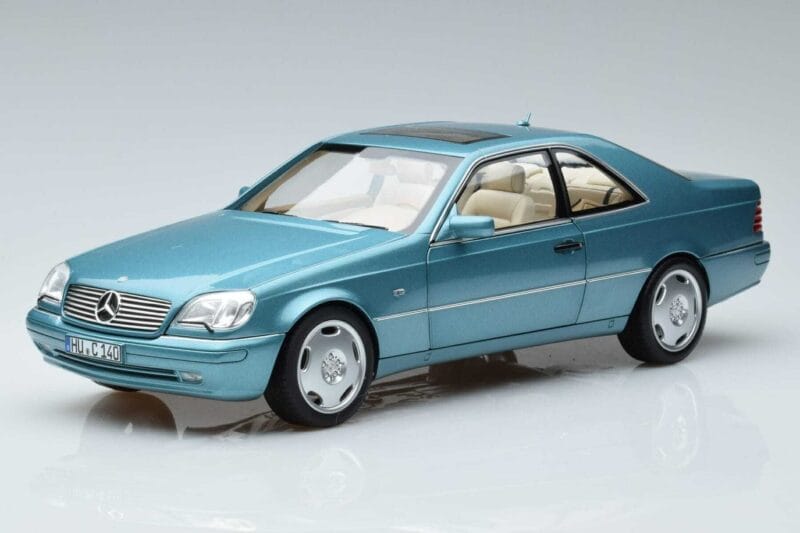Mercedes CL600 C140 Azul Metálico Norev 1:18 183448 Metal