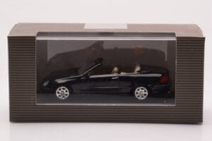 Mercedes CLK A209 Cabriolet Obsidian Negro Metálico Minichamps 1:43 B66961966 Metal - imagen 4 de 4