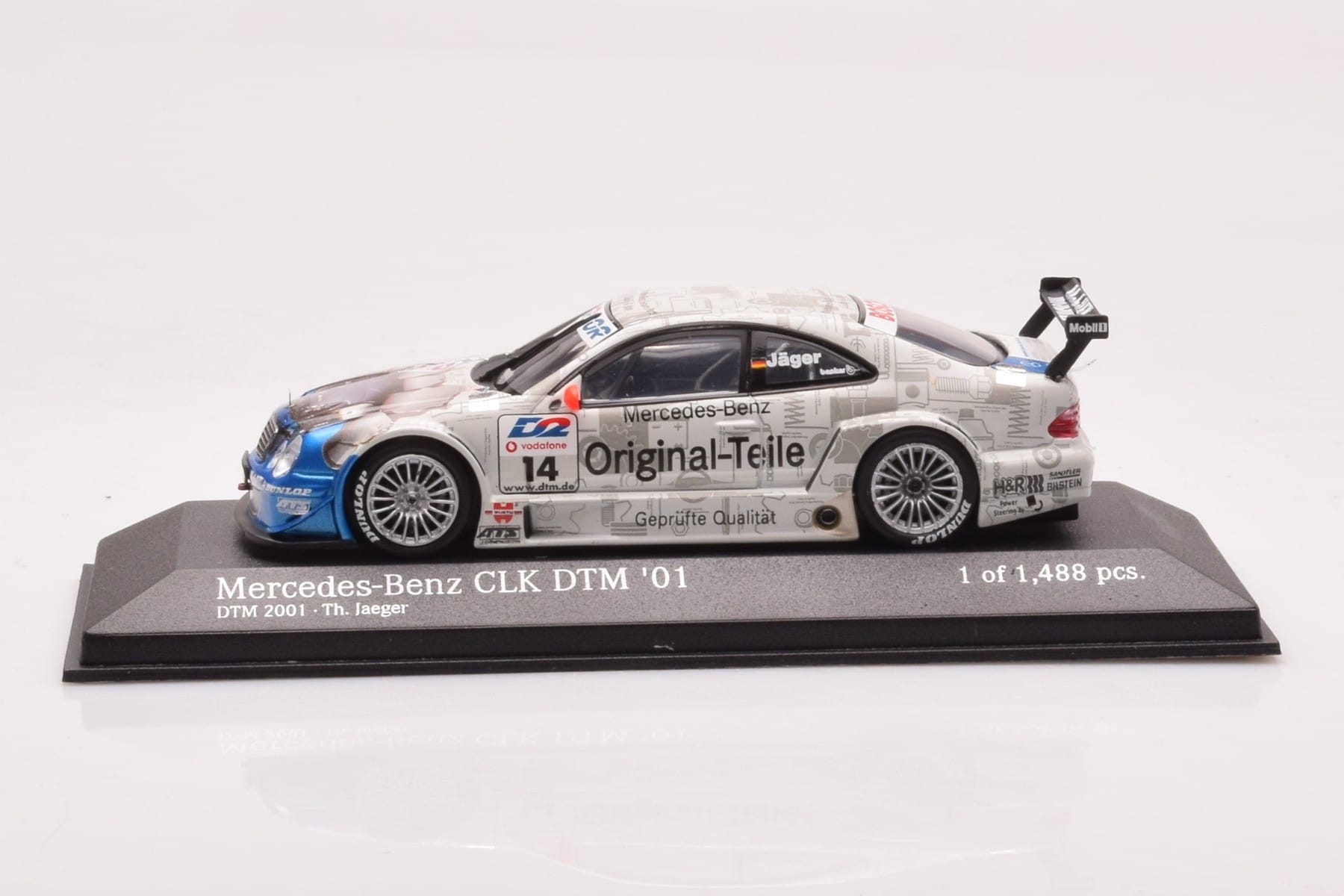 Mercedes CLK DTM Team Persson #14 Jaeger DTM 2001 Minichamps 1:43 400013714 Metal