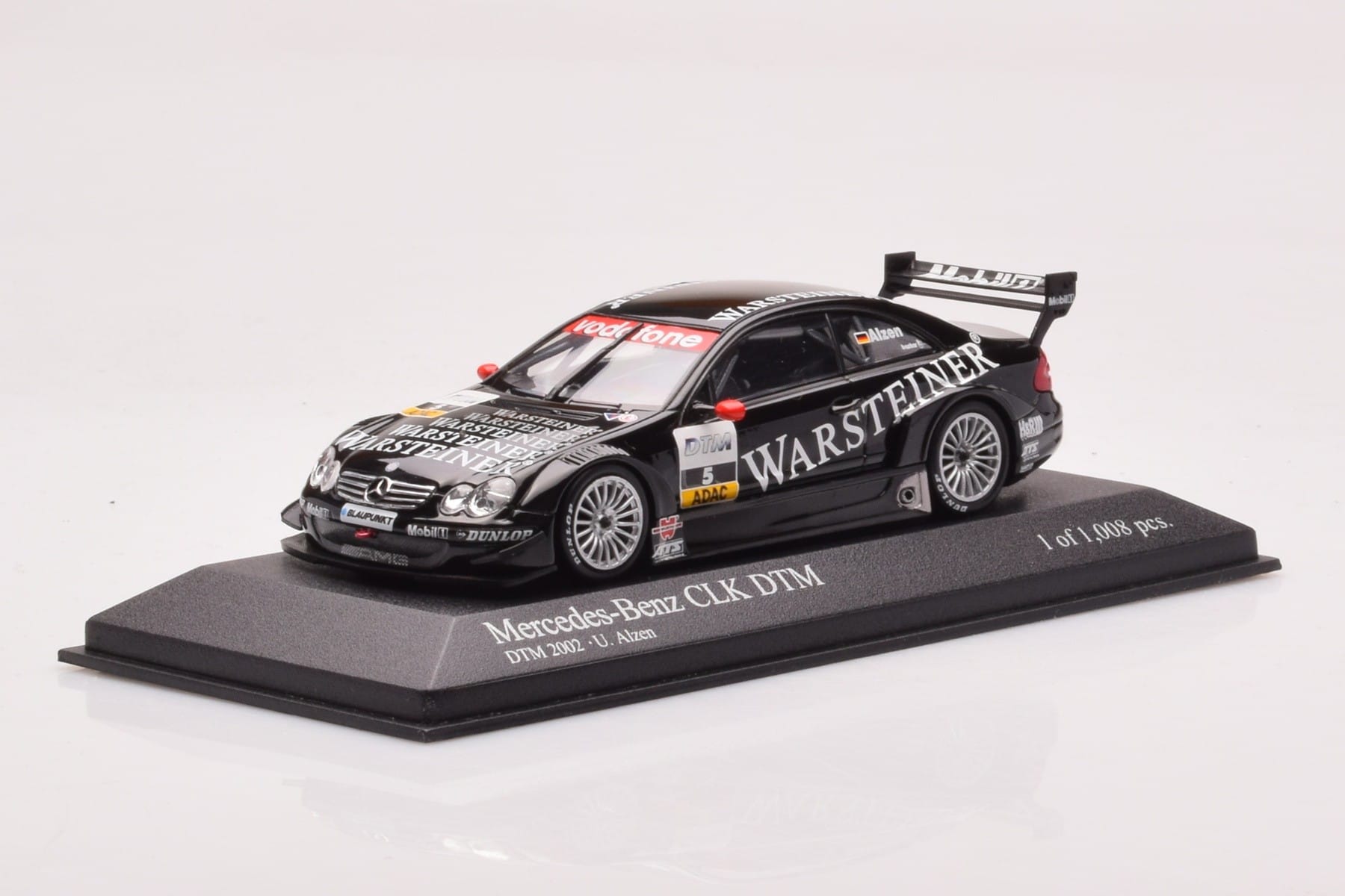 Mercedes CLK DTM Team Warsteiner AMG #5 U. Alzen DTM 2002 Minichamps 1:43 400023025 Metal - imagen 2 de 4
