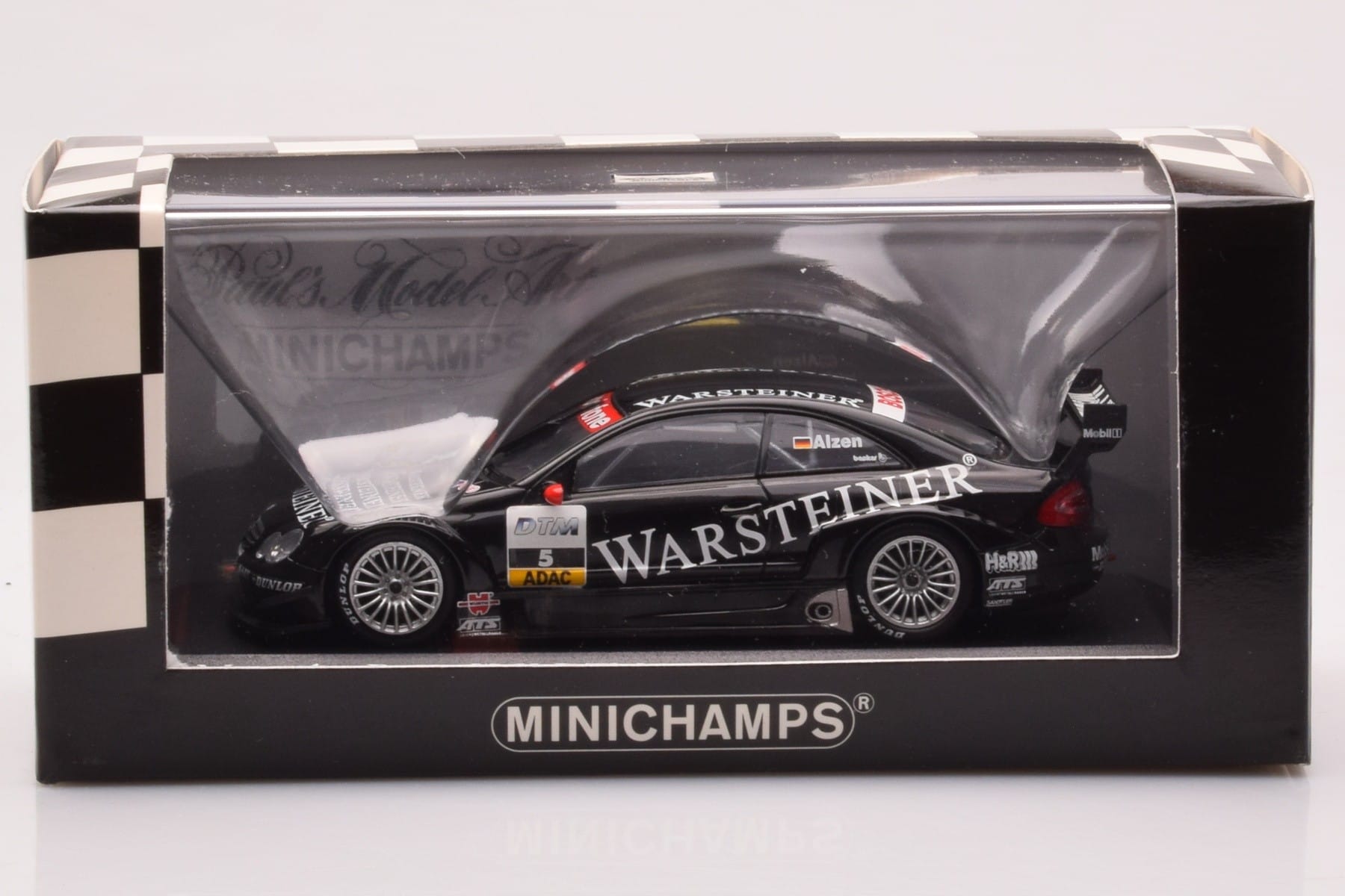 Mercedes CLK DTM Team Warsteiner AMG #5 U. Alzen DTM 2002 Minichamps 1:43 400023025 Metal - imagen 4 de 4