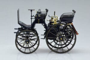 Mercedes Daimler Motorkutsche Azul Oscuro Norev 1:18 183700 Metal - imagen 3 de 6