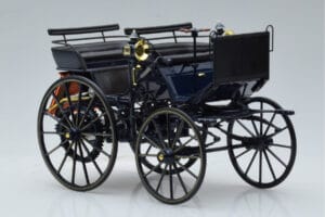 Mercedes Daimler Motorkutsche Azul Oscuro Norev 1:18 183700 Metal - imagen 4 de 6