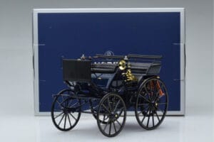 Mercedes Daimler Motorkutsche Azul Oscuro Norev 1:18 183700 Metal - imagen 6 de 6