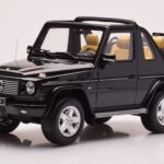 Mercedes G500 W463 Descapotable Obsidian Negro Otto 1:18