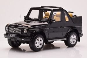 Mercedes G500 W463 Descapotable Obsidian Negro Otto 1:18 OT1040